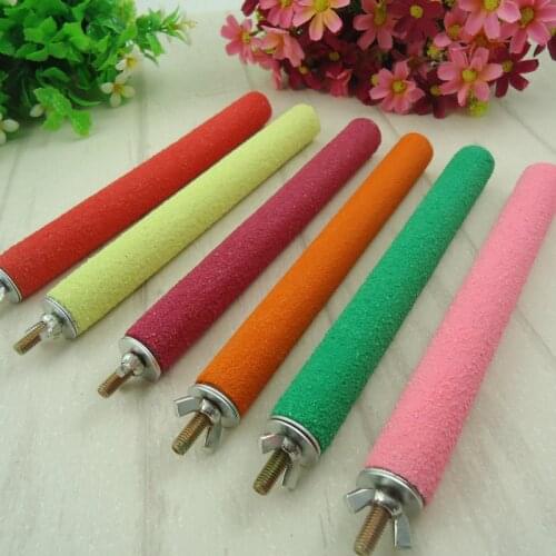 Parrot Toys Pet Bird Cage Perches Stand Platform Paw Grinding Bites Toy for Parrot Parakeet Pet Birds Accessories