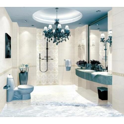 PVC Beach starfish conch shell non-slip waterproof self-adhesive 3D floor sticker tiles bathroom 3D wallpaper