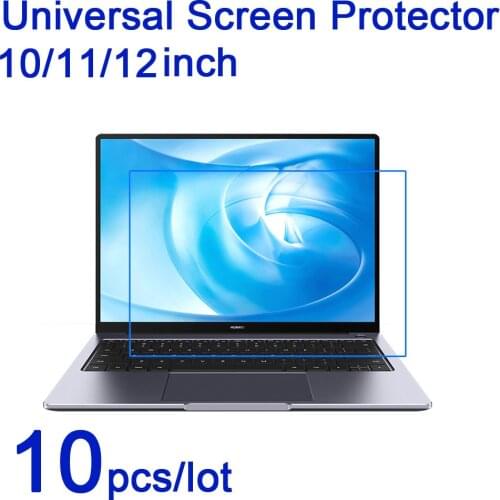 10pcs/lot Soft Universal 10/11/12Inch Clear/Matte Screen Protector Tablet Car GPS Notebook General PC laptop LCD Protective Film