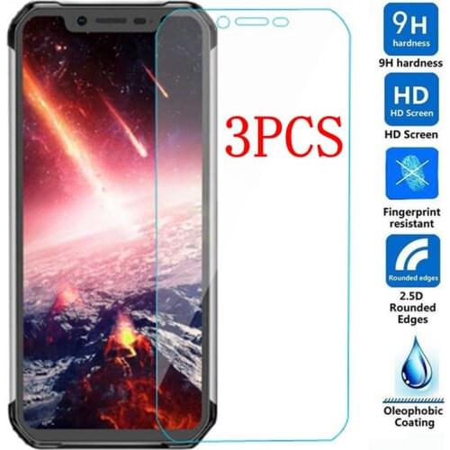 3PCS 100% Original Full Glue Tempered Glass For Blackview BV9600 Pro Screen Protector protective film For Blackview BV9600 Pro