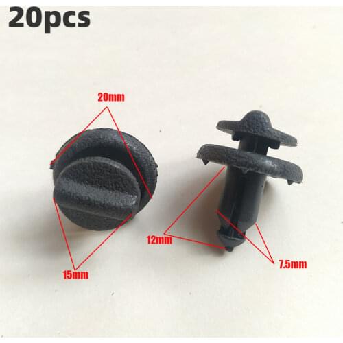 20Pcs Plastic Parcel Shelf Clip Early Type End Fastener For Nissan Juke 799161KA3A