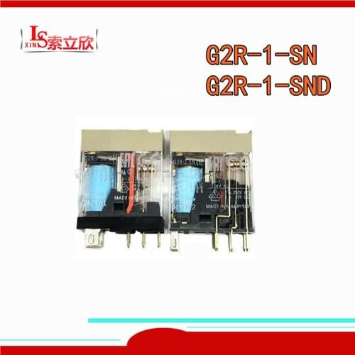 10PCS/LOT 100%Original New Relay G2R-1-SN G2R-1-SND G2R 1 SN G2R 1 SND 5VDC 12VDC 24VDC 220V 110V 24VAC