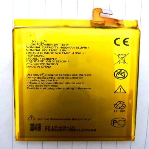 4000mAh new high quality 466380PLV 466380PVL Battery For ZTE BLADE a610 mobile phone with Repair Tools