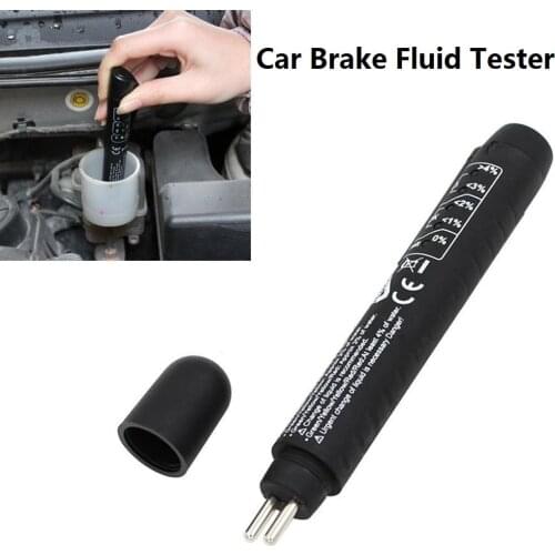 5.9" Universal Brake Fluid Detection Pen 5 LED Car Brake Fluid Tester Water % Digital Display Testing Pencil Auto Repair Tool