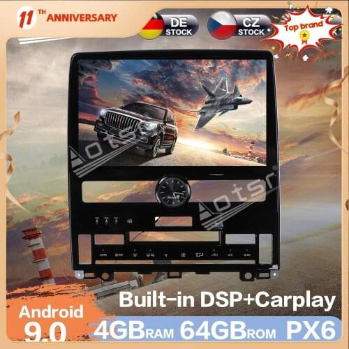 Aotsr Android 9.0 10 inch Car Radio GPS Navigation DSP For Toyota Avalon 2018 - 2020 Car Auto Stereo Video Multimedia DVD Player