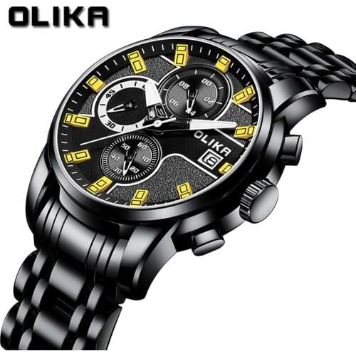 Olika Authentic Waterproof Watch Mens Korean Fashion Mens Leisure Sports Quartz Watch Relojes Para Mujer Gifts Luxury Watch