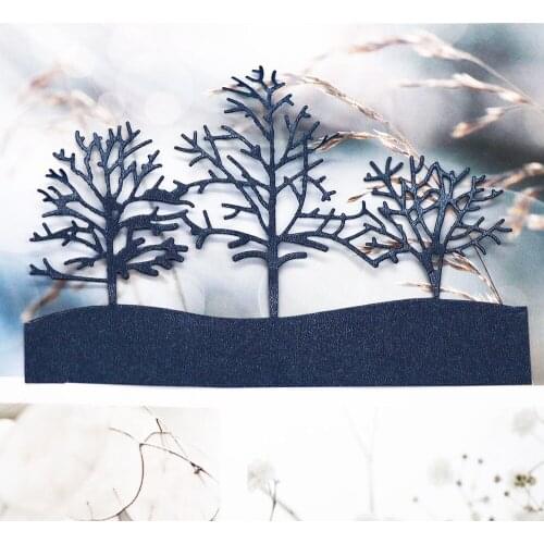 Tree Dies Scrapbooking Stamping Embossing Folder for Card Making Crafts Molds Photo Album Cutting Templates Die Cut