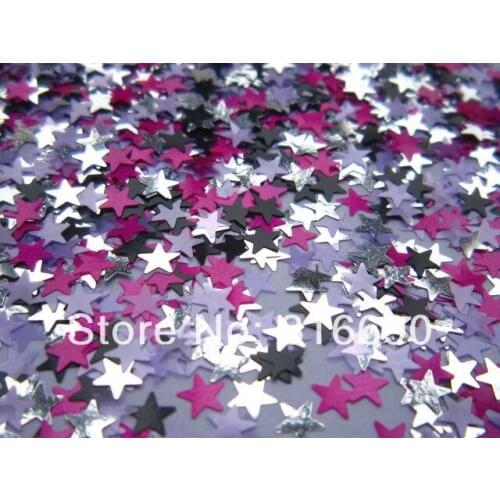 Nail Art Mix Stars Glitter Paillette Spangles Solvent Resistant Glitter