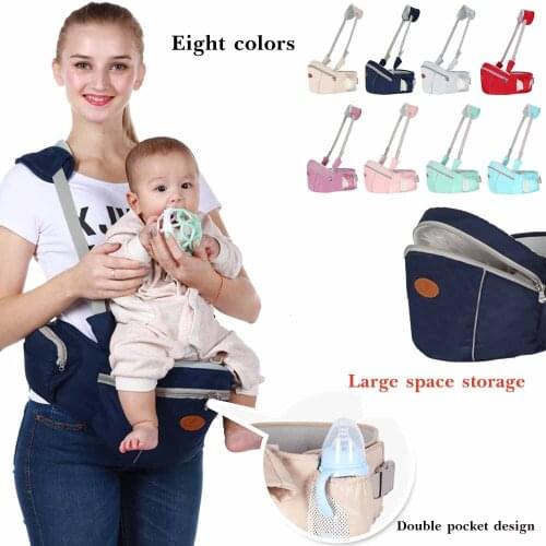 Breathable Baby Carrier Hipseat 2-18 Months Baby Sling Waist Stool Walkers Hold Waist Belt Kangaroo Belt Kids Infant Hip Seat