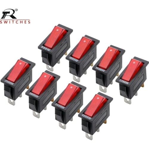 KCD3 Rocker Switch 3pin ON/OFF Electric Cooker Electric heating switch button wok multi-power/function electric rice cooker