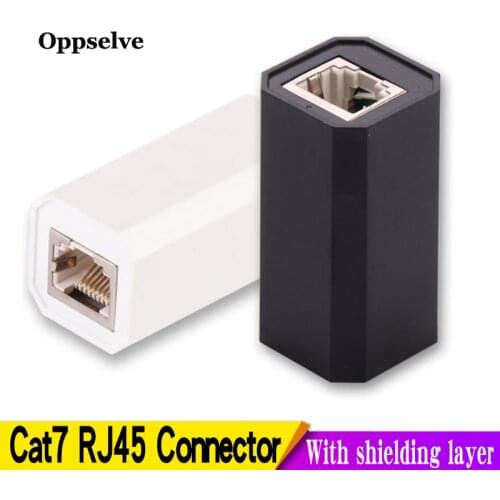 Female-female Ethernet Inline Connector Plug for Cat5e Cat6 Cat7 RJ45 Connector Ethernet Extension Cable for Internet Connection