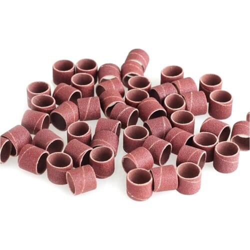 Sandpaper ring 1/2 inchx 1/2 inch 80 Grit Wood polished carved metal polishing sandpaper ring ( 40 Pieces)