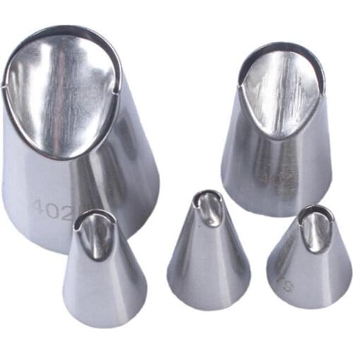 5pc/set Chrysanthemum Nozzle Icing Piping Pastry Nozzles Tips Kitchen Gadget Baking Accessories Making Cake Decoration Tools