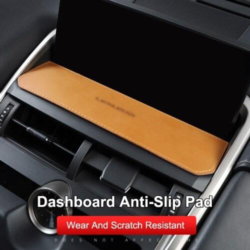 TAJIAN Leather Car Dashboard Sticky Pad Non-Slip Mat Gel Anti-Slip Phone Key GPS Tablet Holder For Lexus NX200 200T 300 300H2018