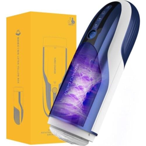 Leten Hatano Vagina Fully Automatic Thrusting Male Masturbator Sex Toys For Men Telescopic Rotation Real Pussy Machine Vibrator