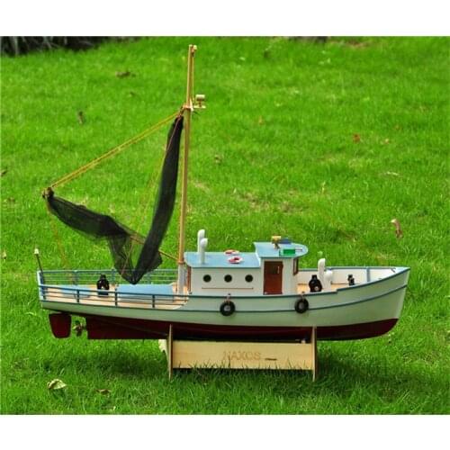 Scale 1/25 Classic fishing ship model kits RC naxos fishing boat model