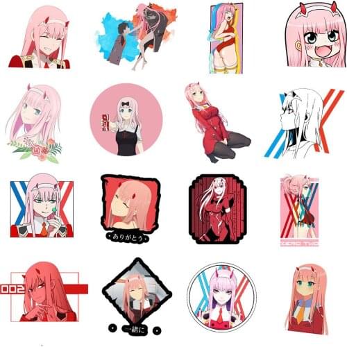 10/50PCS Anime Cartoon DARLING In The FRANXX Girl Funny Toy Stickers Graffiti Stickers Notebook Boys Computer Decoration Cute