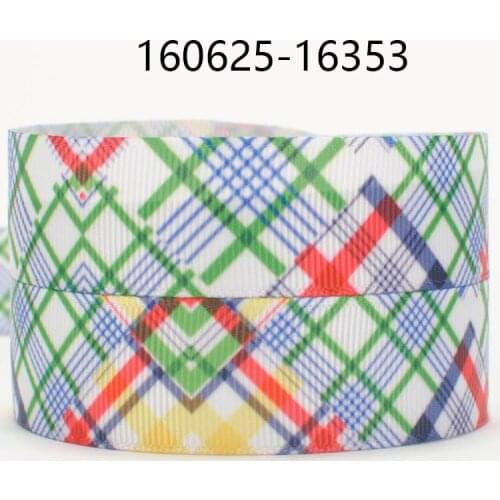 NEW sales 50 yards simple stripe pattern printed grosgrain ribbon free shipping