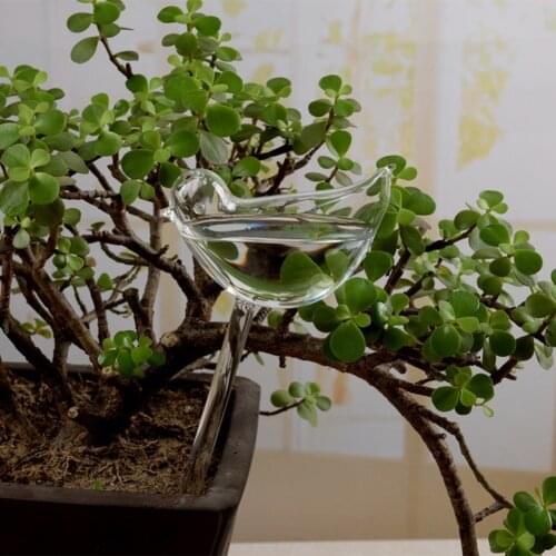 Bird Shaped Transparent Automatic Flower Waterer Bulb Home Garden Plant Dropper Drip Irrigation Lazy Travel Gadget
