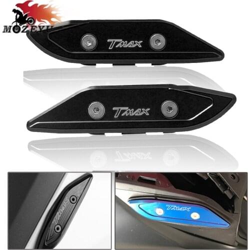 CNC Aluminum Motorcycle Windshield Rear Mirrors Bracket Hole Cap Clamp Cover For YAMAHA TMAX 530 T-MAX 530 2012-2017 2016 2015