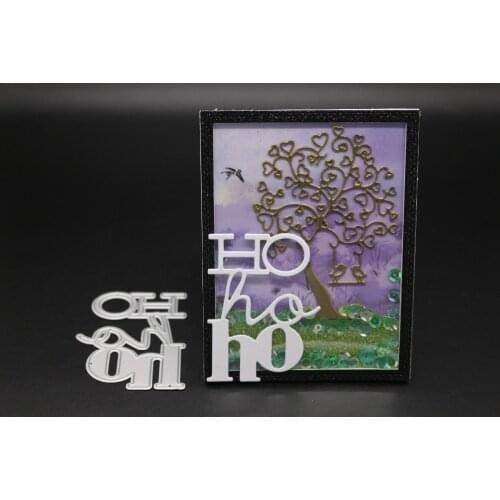 ZhuoAng HO Word Cutting Dies For DIY Scrapbooking Decoretive Embossing Stencial DIY Decoative Cards Die Cutter