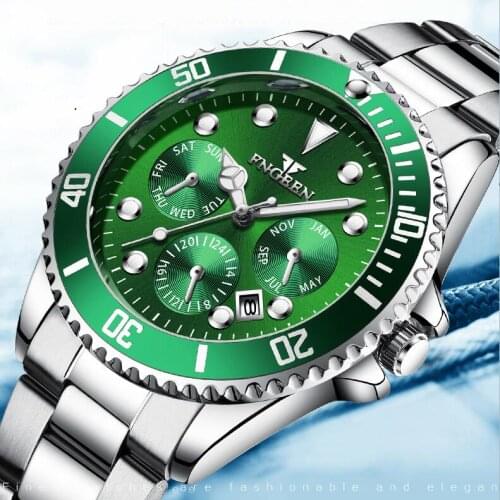 Luxury Top Brand Mens Watches FNGEEN clock Men Watch quartz Mens watch waterproof boy student mens watches Montre Homme 2019