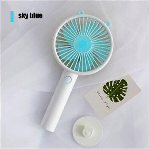 Hand Fans Battery Operated Portable Rechargeable Handheld Air Cooler Super Quiet Mini Fan Electric Desktop Fan