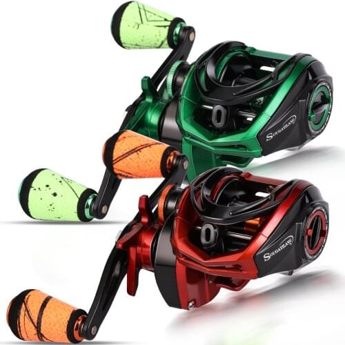 Sougayilang Baitcasting Fishing Reel 190g Super Light 8+1bb 7.3:1 High Speed Casting Reel 17LB Max Drag for Saltwater Freshwater