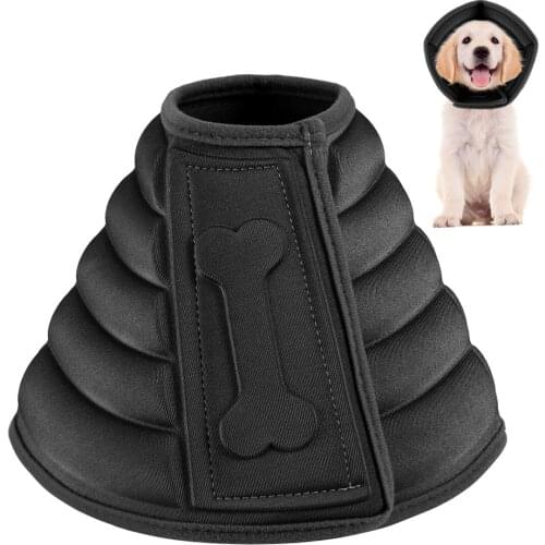S/M/L Dog Cone Collar for After Surgery, Anti-Bite Pet Recovery Protective Collar for Cats Dogs