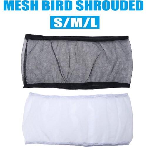 1pc Bird Cage Net Nylon Mesh Net Cover Guard Pet Birds Parrot Cage Food Catcher Soft Parrot Bird Cage Nets
