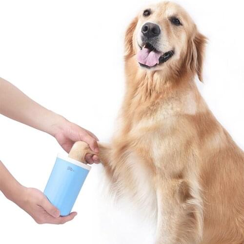 Pet Dog Foot Wash Cup Paw Clean Tool Brush Quickly Wash Dirty For Dogs Cats Foot Cleaning Paw Cleaner Cup Silicone Dog Supplies