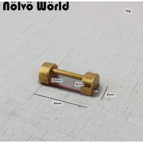 10-50pcs 20mm 3/4" Old gold finish bags handbags handle arch bridge hardware