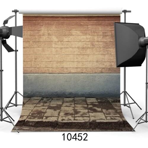 Vintage Wall Stone Floor Portrait Vinyl Photographic Background For Baby Shower New Born Backdrops Photo Shoot Booth Studio