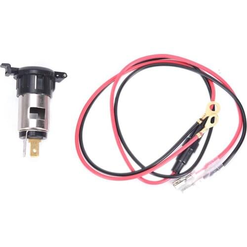 12V 120W Cigarette Lighter Waterproof Power Motorcycle Car Cigarette Lighter Socket Plug With Fuse Wire Power conversion socket