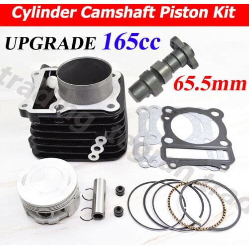 165cc Big Bore 65.5mm Cylinder Camshaft for Suzuki GN125 EN125 GS125 GZ125 TU125 DR125 K175FMI EGR Upgrade Power