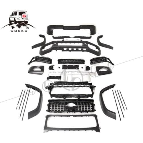 2019y G63 body kit for g500 g350 g550 facelift conversion to G63 design 2020year W463A bumper
