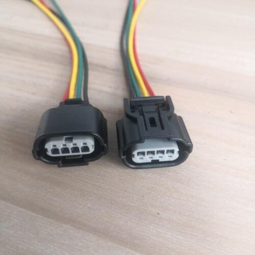 4 Pin Idle Air Control Valve Sensor Electrical Plug Connector With Wire Harness Pigtail For Honda 6189-6948