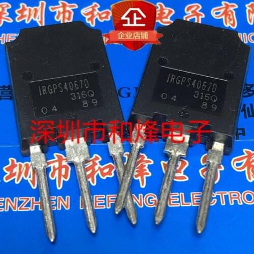 5PCS IRGPS4067D TO-247 IGBT 600V 120A 100% New&original