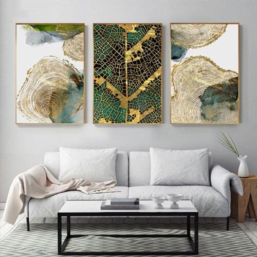 Abstract Golden Leaf Vein Diy Diamond Painting diamond Embroidery 5d mosaic full square Diamond cross stitch home decorZP-1307