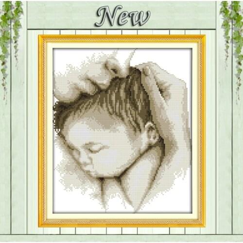 Embrace baby Mothers love Paintings Decor Counted Printed on canvas DMC 14CT 11CT Cross Stitch Needlework Kits Embroidery Sets