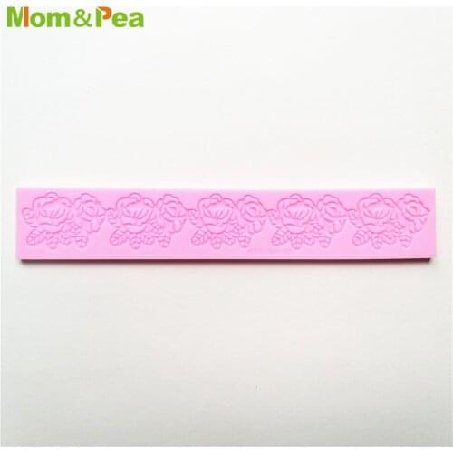 KCL575 10-blossom Small Lace Pad Silicone Mold Sugar Paste Fondant Cake Decoration 3D Mould