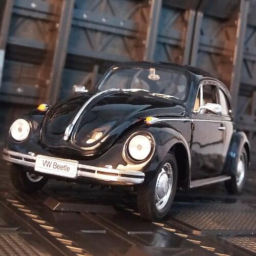 Welly 1:24 Volkswagen Classic Beetle alloy car model Diecasts & Toy Vehicles Collect gifts Non-remote control type transport toy