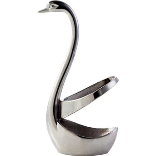 Swan-Shaped Stainless Steel Dessert Tableware Set Styling Cooking Kitchen Tool Table Decorations Storage Knives And Forks JU0096