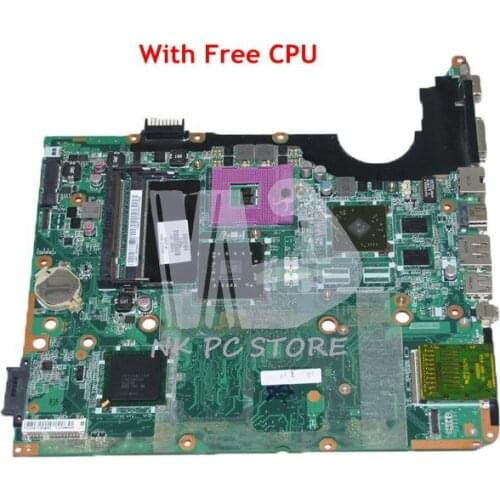 NOKOTION 516292-001 DAUT3DMB8D0 For HP Pavilion DV7 DV7-2000 Laptop Motherboard PM45 DDR2 HD4500 Free CPU