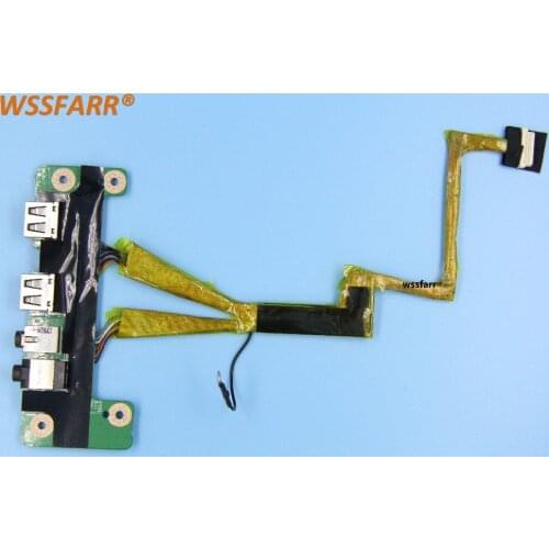 Original for Toshiba Qosmio 18.4" X500 X505 USB Audio Port Board with Cable DA0TZ6AB8A0 32TZ6UB0100