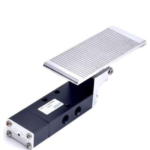 1PC Pneumatic Momentary Foot Valve Air Medium Direct Action 2 Position 5 Way 1/4" PT Pipe