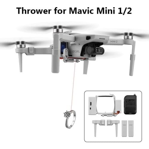 Air Drop Airdrop System Thrower for DJI Mavic Mini 2/Mini/Mini SE Drone Fishing Bait Wedding Ring Gift Throw Deliver Life Rescue