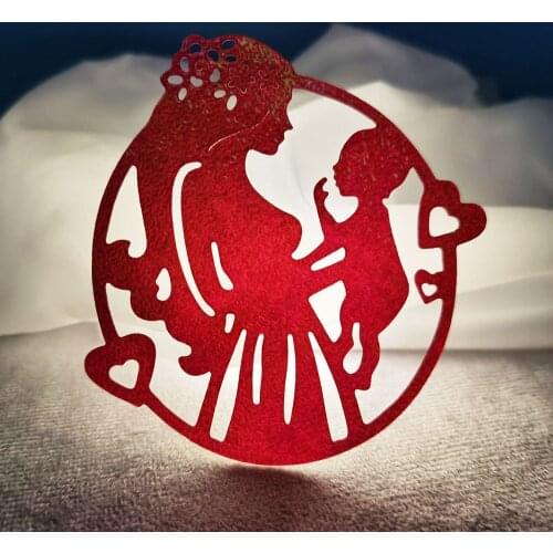 Mom and Baby Cutting Dies For Scrapbooking Card Making Supplies Embossing And Cutting Templates Crafts Molds Die Cuts Diy Craft