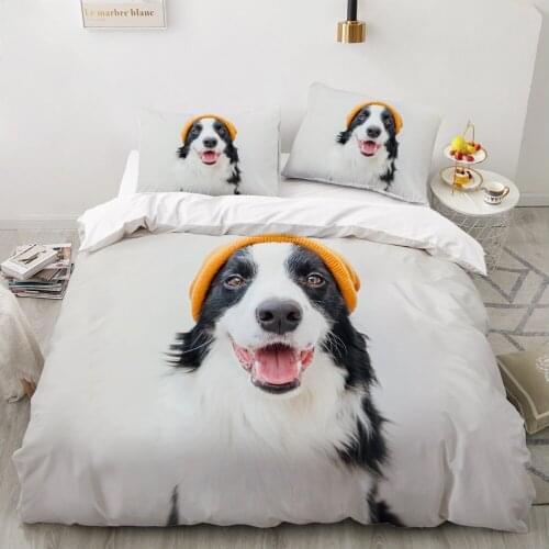 Luxury 3D Bedding set Europe Queen King Double Duvet cover set Bed linen Comfortable Blanket/Quilt cover Bed Set animal Hat