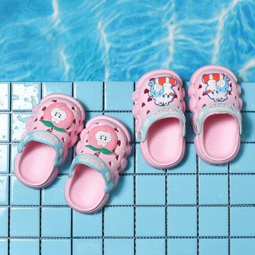 Boy Beach Shoes Kids 2021 Colorful Casual Children Garden Shoes Sandals Girl Fashion Slides Outdoor Eva Garden Shoes